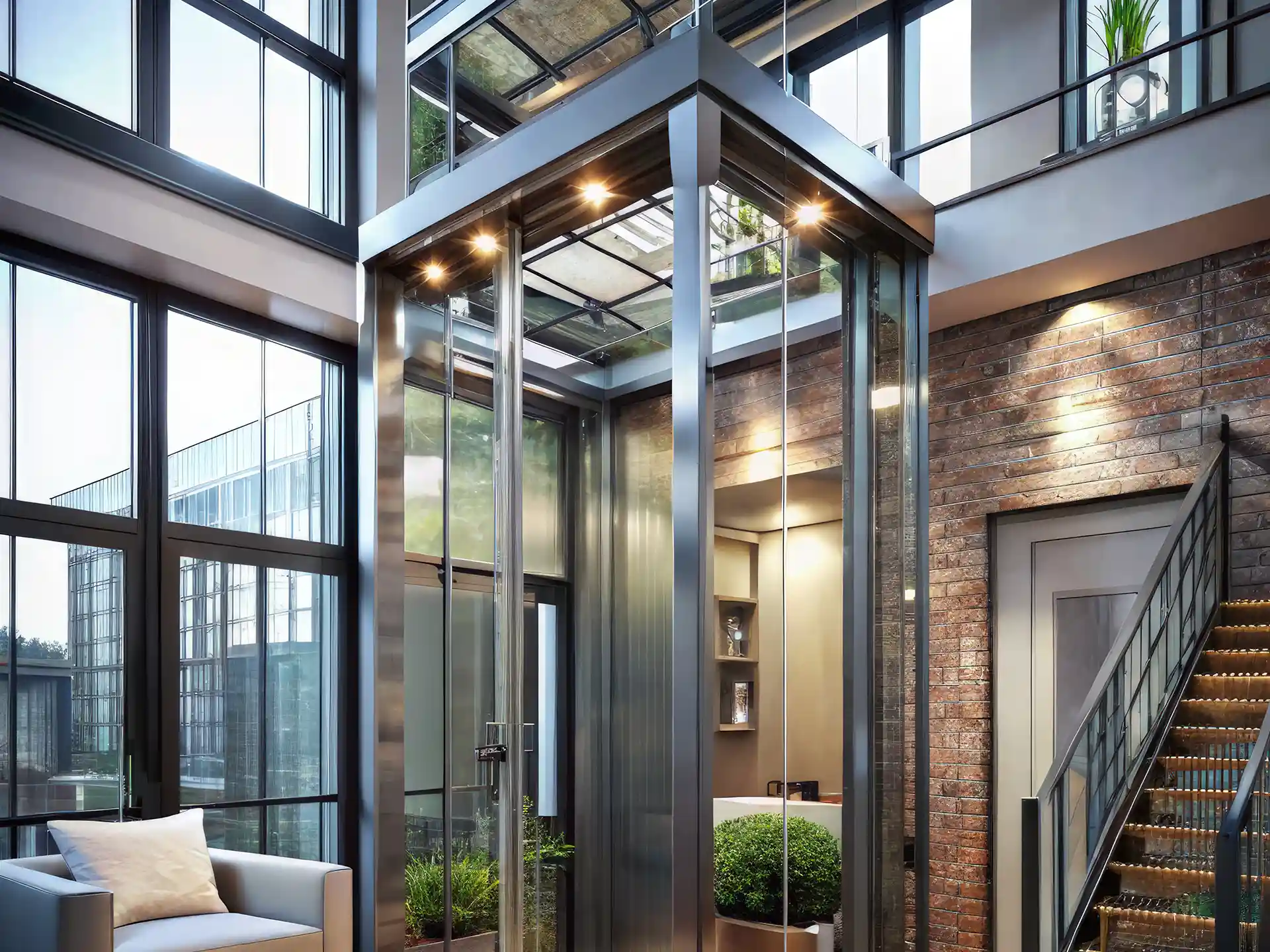 Basic home lift installation