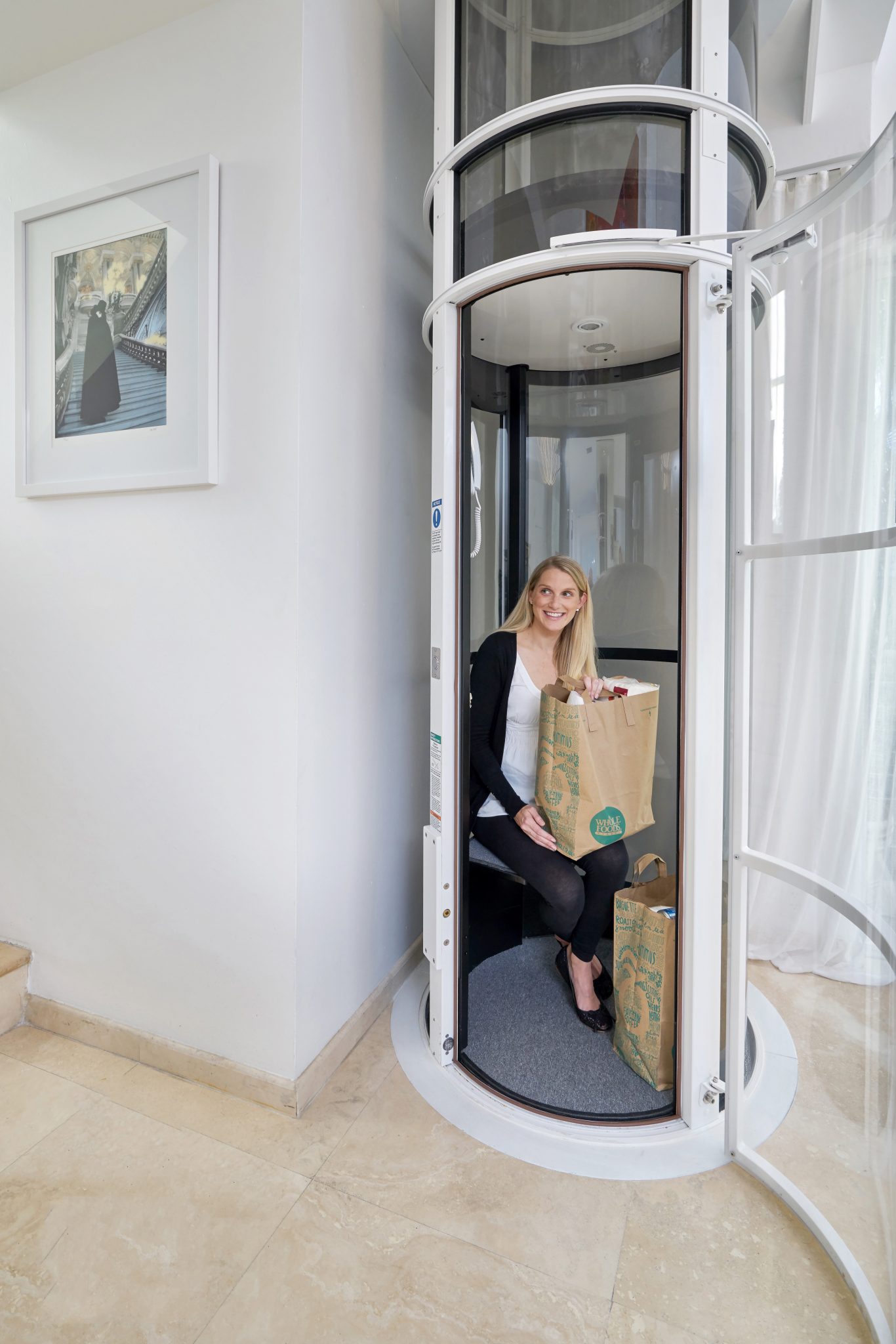 Luxury home lift installation